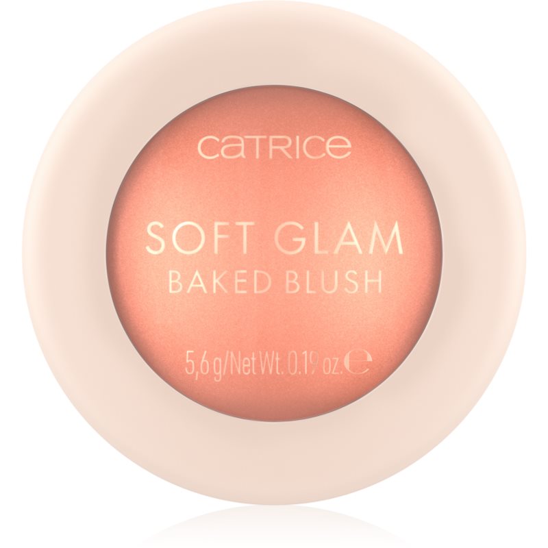 Catrice Soft Glam blush cu efect iluminator culoare 020 Peachy Breeze 5.6 g