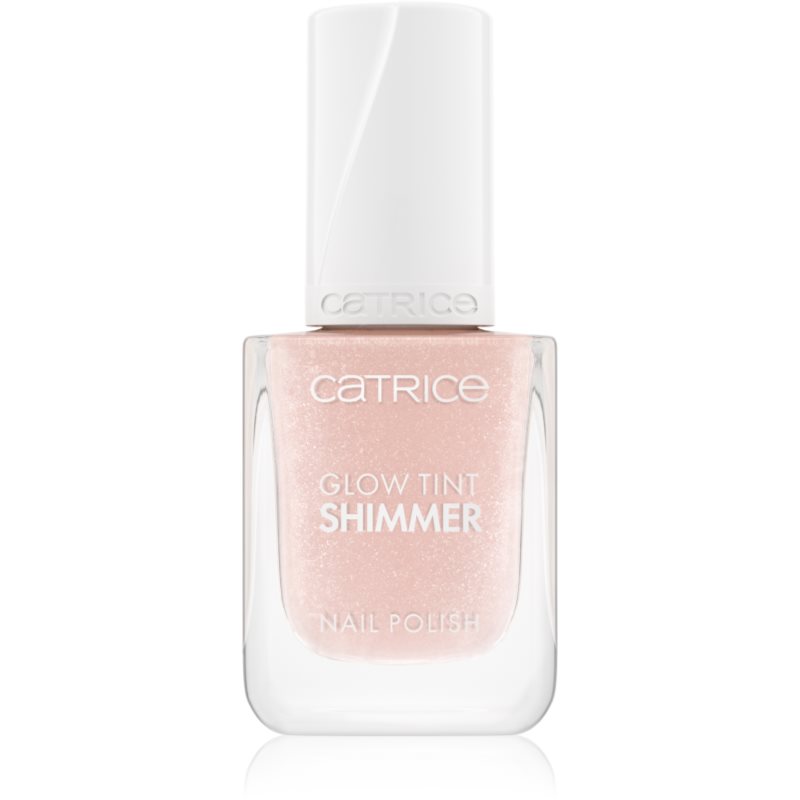 Catrice Glow Tint Shimmer lac de unghii transparent cu particule stralucitoare culoare 030 Sparkle Symphony 10.5 ml