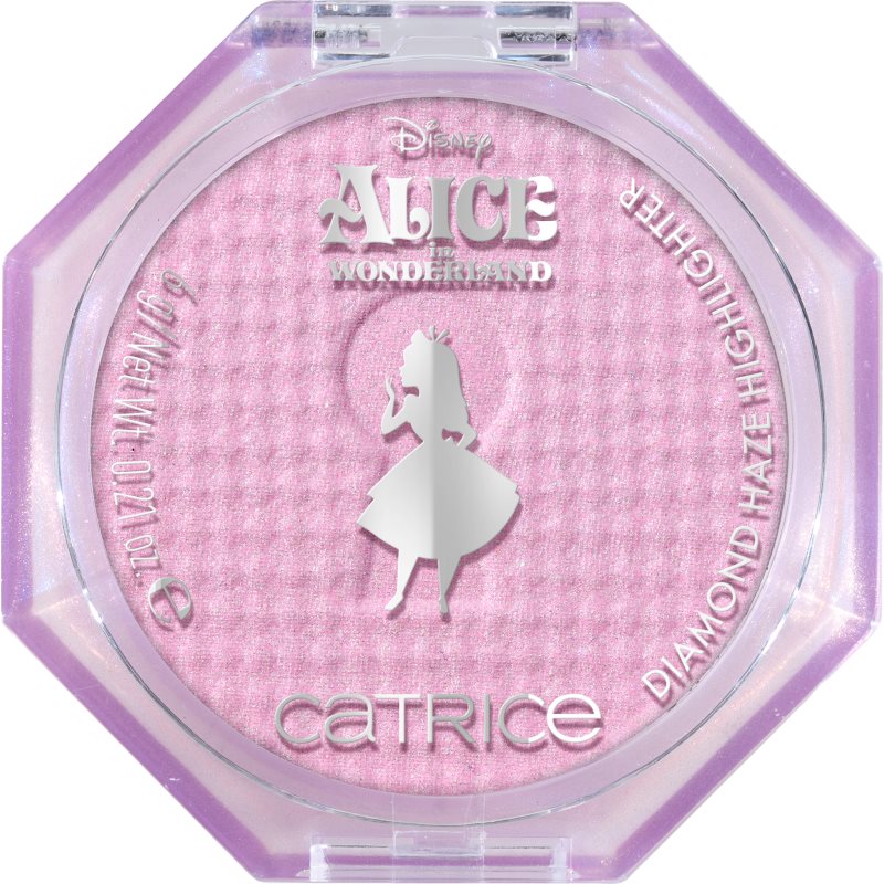 Catrice Disney Alice in Wonderland Pudra compacta ce ofera luminozitate cu efect multicromatic culoare C01 Dream Bigger! 6 g