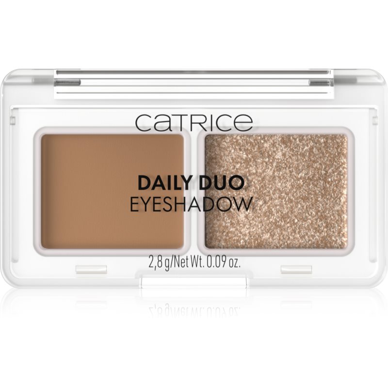 Catrice Daily Duo Eyeshadow duo fard ochi culoare 010 Everyday Nude 2.8 g