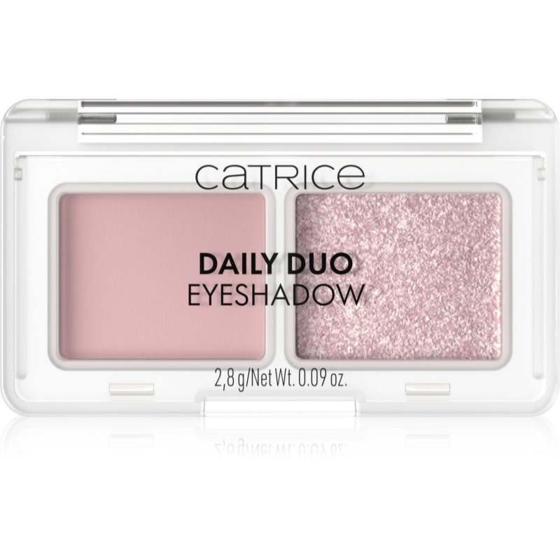 Catrice Daily Duo Eyeshadow duo fard ochi culoare 020 On The Go Rosé 2.8 g