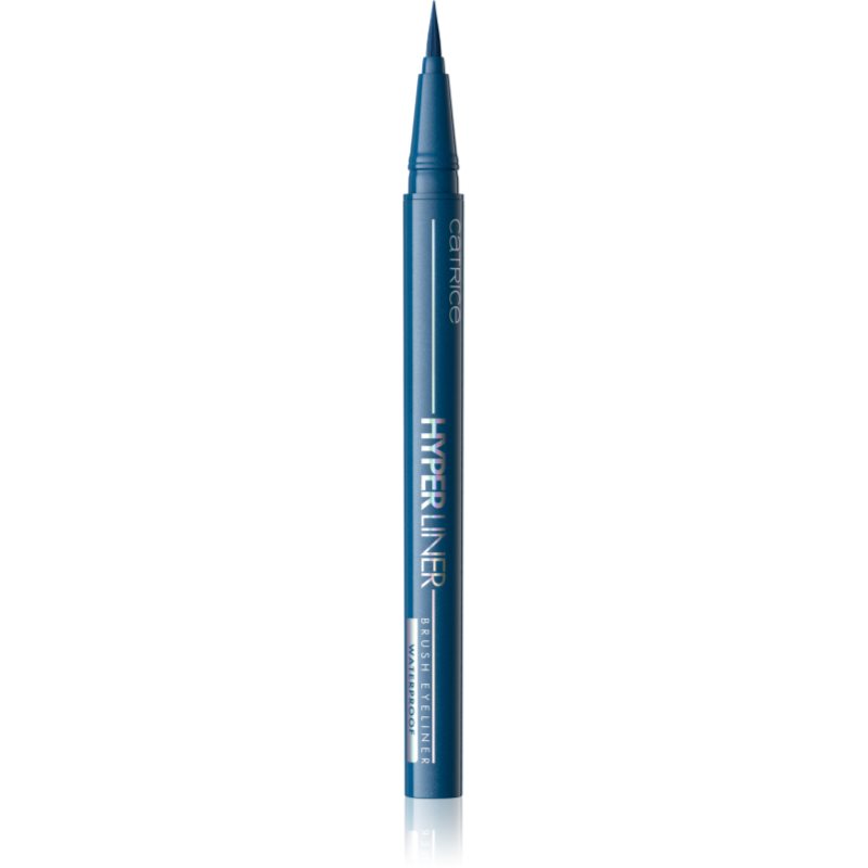 Catrice Hyper Liner Brush Eyeliner Dermatograf rezistent la apa, de lunga durata culoare 030 Midnight Spark 0.52 ml