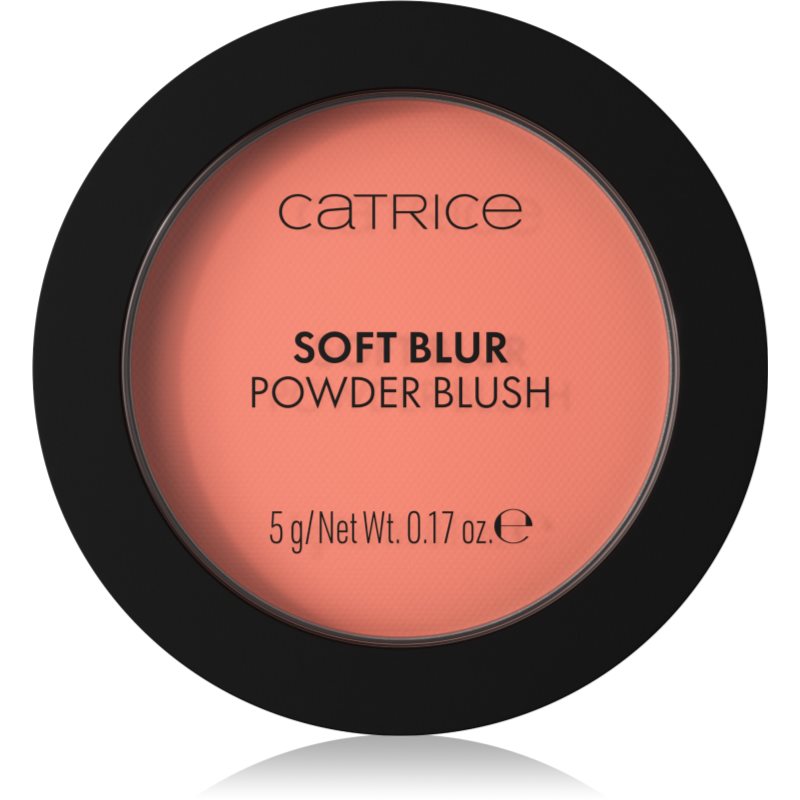 Catrice Soft Blur Powder Brush fard de obraz sub forma de pudra cu efect matifiant culoare 010 Lychee Lush 5 g