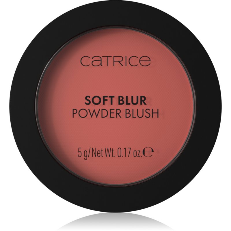 Catrice Soft Blur Powder Brush fard de obraz sub forma de pudra cu efect matifiant culoare 060 Berry me later! 5 g