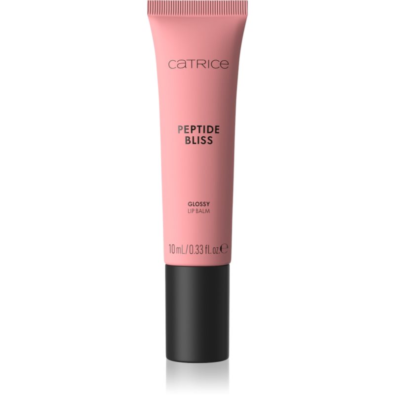 Catrice Peptide Bliss Glossy Lip Balm balsam de buze tip gloss cu peptide culoare 010 Life In Rosé 10 ml