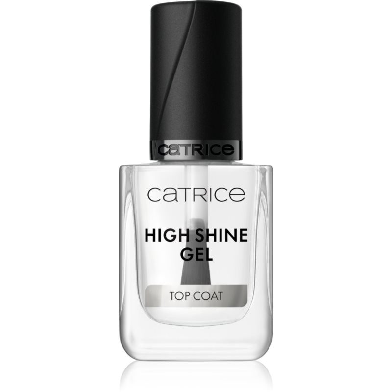 Catrice High Shine Gel Top Coat lac de unghii pentru o protecție perfectă și strălucire intensă 10.5 ml
