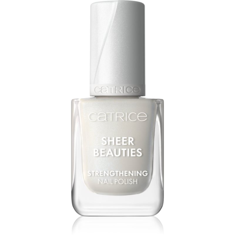 Catrice Sheer Beauties Strengthening Nail Polish lac pentru intarirea unghiilor culoare 010 Milky Not Guilty 10.5 ml