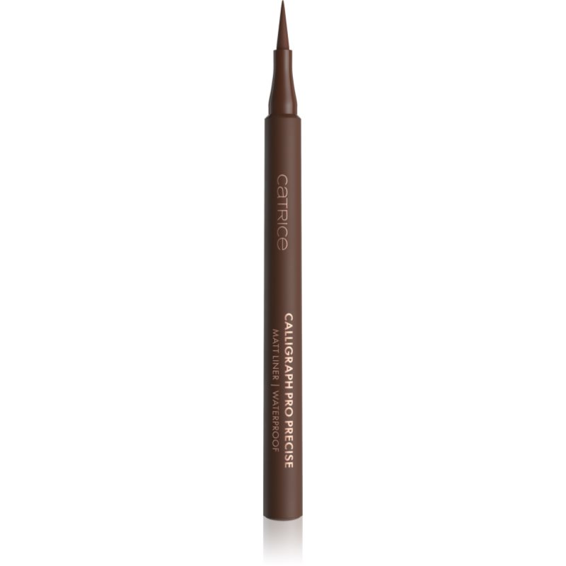 Catrice Calligraph Pro Precise Matt Liner eyeliner în fix rezistent la apa culoare 020 Espresso Brown 1 ml