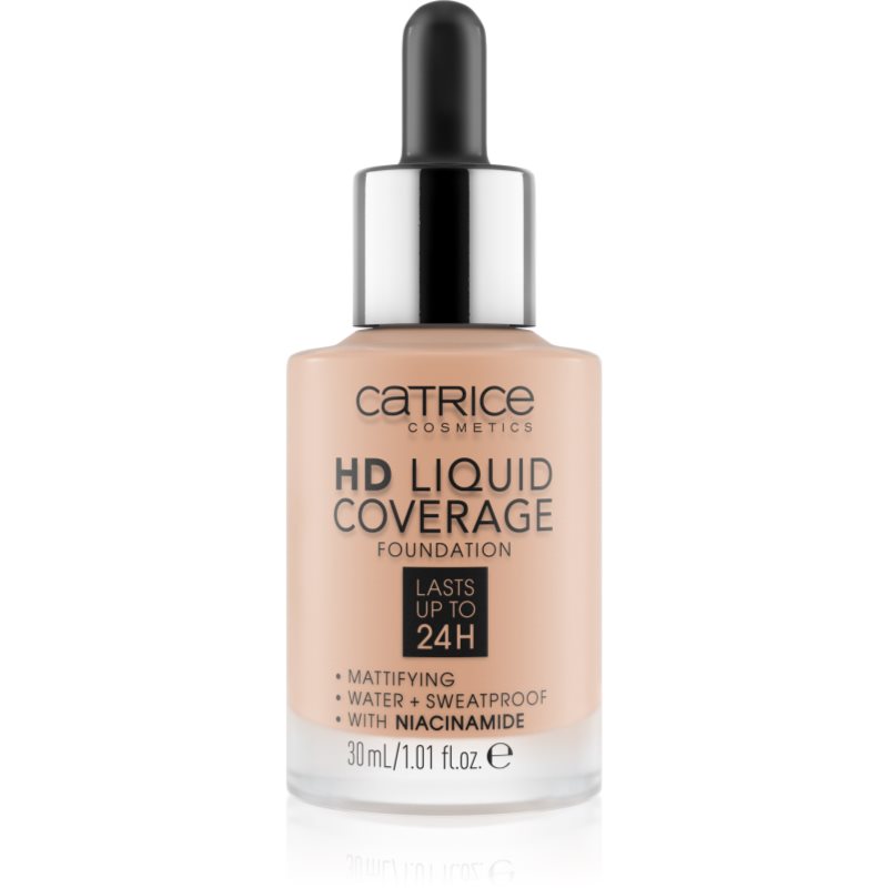 Catrice HD Liquid Coverage make up culoare 020 Rose Beige 30 ml