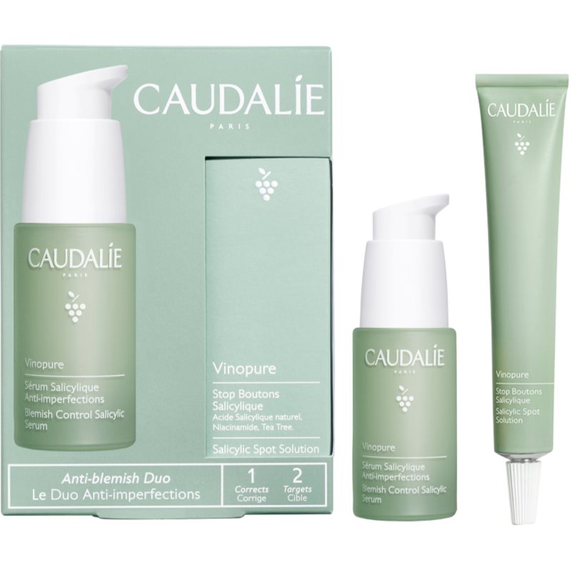 Caudalie Vinopure Anti-blemish Duo set cadou impotriva imperfectiunilor pielii 2 buc