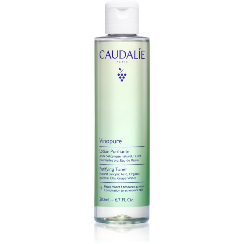Caudalie Vinopure Purifying Toner tonic pentru curatare pentru ten mixt 200 ml