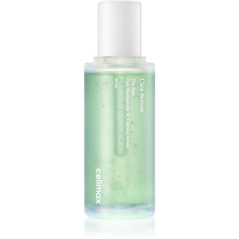 celimax The Real Cica Niacinamide AC Calming Serum ser calmant pentru piele sensibila predispusa la acnee 40 ml