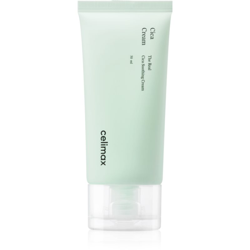 celimax The Real Cica Soothing Cream crema calmanta impotriva luminii cu textura de gel 50 ml