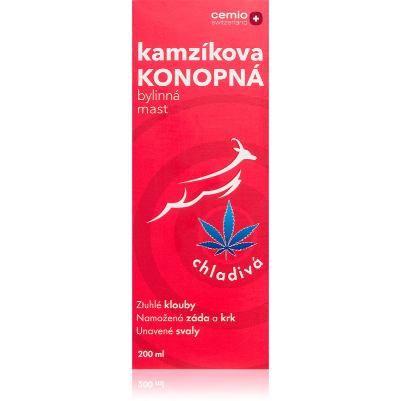 Cemio Kamzík hemp ointment unguent cu efect racoritor 200 ml