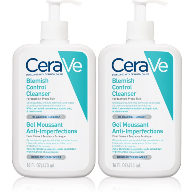 CeraVe Blemish Control Cleanser set impotriva imperfectiunilor pielii