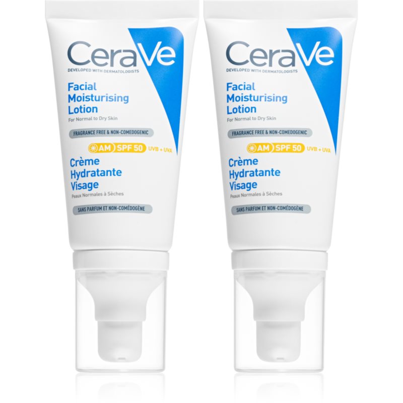 CeraVe Moisturizers Facial Moisturising Lotion set pentru hidratare intensa