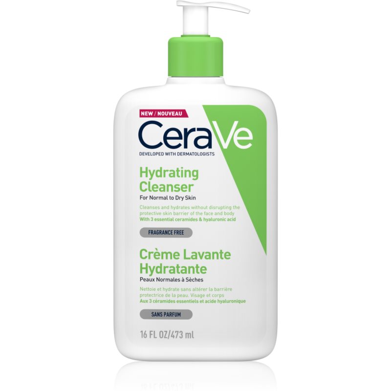 CeraVe Hydrating Cleanser emulsie pentru curatare cu efect de hidratare 473 ml