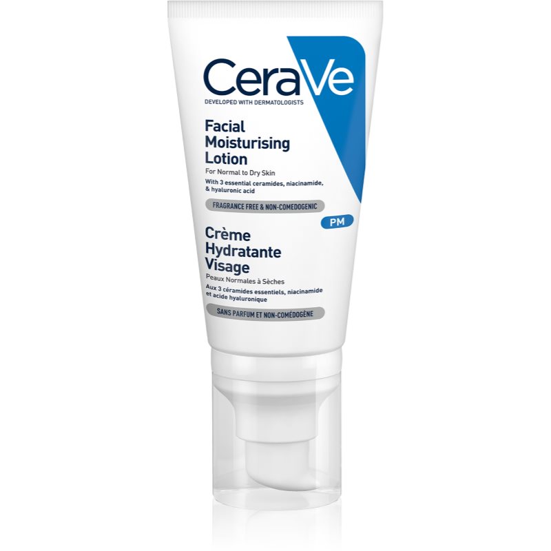 CeraVe Moisturizers Îngrijire hidratantă pentru piele normala si uscata 52 ml