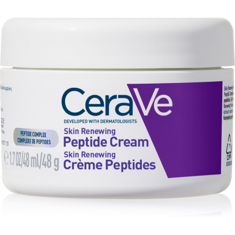 CeraVe Skin Renewing Peptide Night Cream cremă regeneratoare de noapte, pentru refacerea densității pielii 48 g