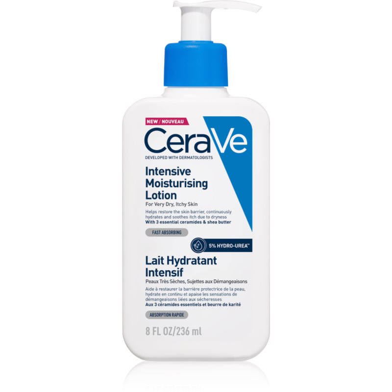 CeraVe Moisturizers Intensive Moisturizing Lotion lapte hidratant pentru piele uscata, actionand impotriva senzatiei de mancarime 236 ml