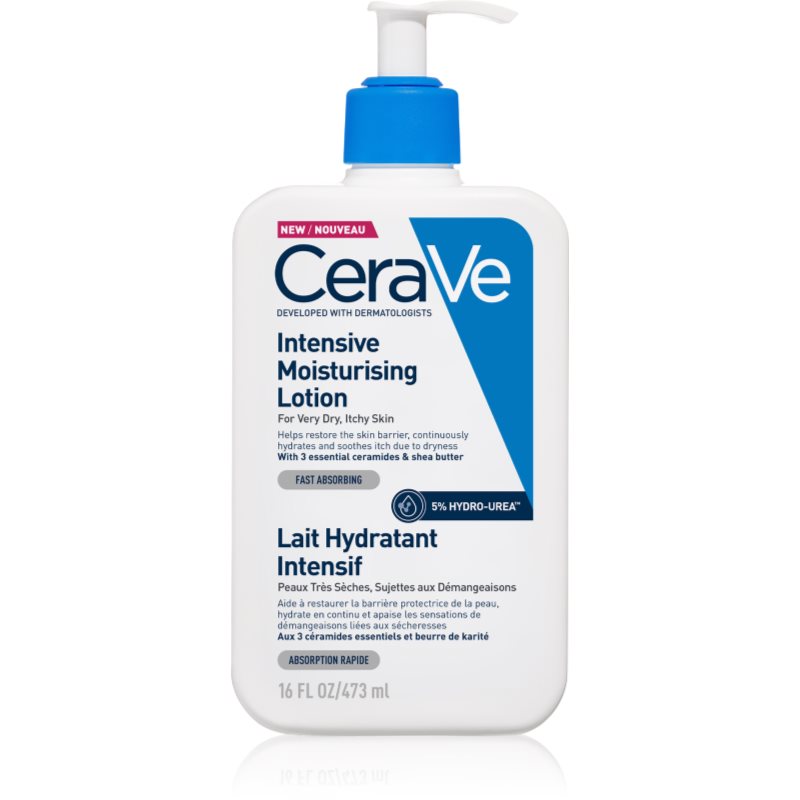 CeraVe Moisturizers Intensive Moisturizing Lotion lapte hidratant pentru piele uscata, actionand impotriva senzatiei de mancarime 473 ml