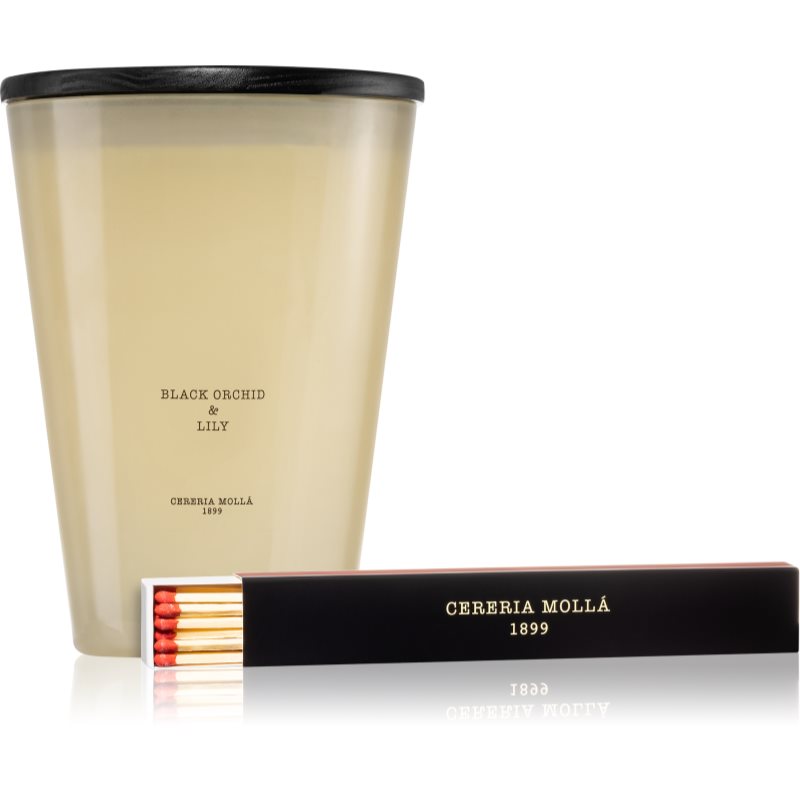 Cereria Mollá Boutique Black Orchid & Lily lumânare parfumată 3500 g