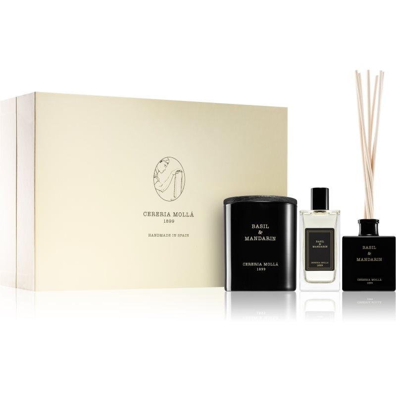Cereria Mollá Boutique Basil & Mandarin set cadou Cereria Mollá Boutique Basil & Mandarin set cadou