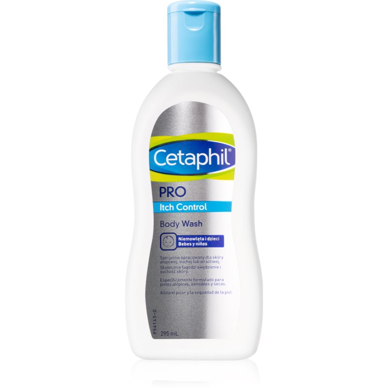 Cetaphil PRO Itch Control emulsie pentru spalare pentru piele uscata, actionand impotriva senzatiei de mancarime 295 ml