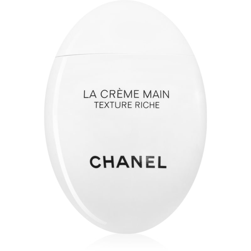 Chanel La Crème Main Riche Crema pentru noapte cu efect hranitor si iluminator Crema hranitoare de noapte cu efect de iluminare de maini 50 ml