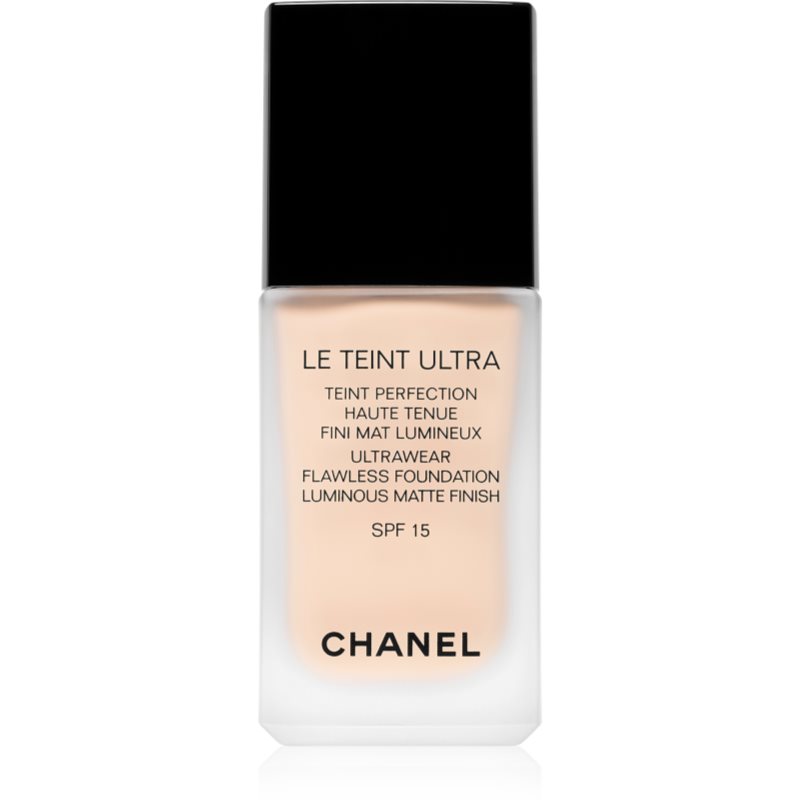 Chanel Le Teint Ultra machiaj matifiant de lungă durată SPF 15 culoare 22 Beige Rosé 30 ml