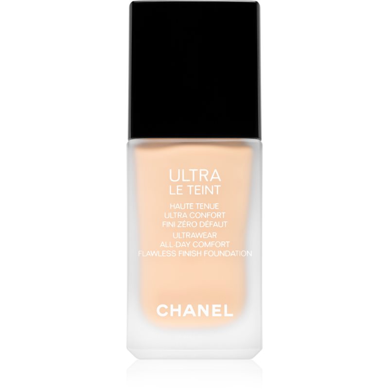 Chanel Ultra Le Teint Flawless Finish Foundation machiaj matifiant de lungă durată pentru uniformizarea nuantei tenului culoare B10 30 ml