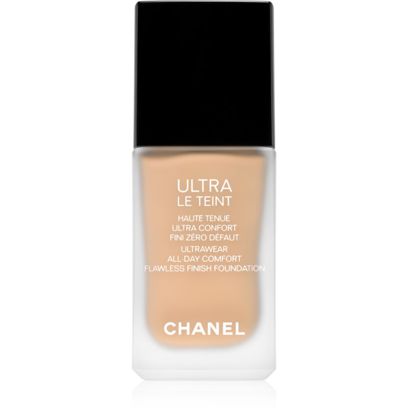 Chanel Ultra Le Teint Flawless Finish Foundation machiaj matifiant de lungă durată pentru uniformizarea nuantei tenului culoare 30 Beige 30 ml