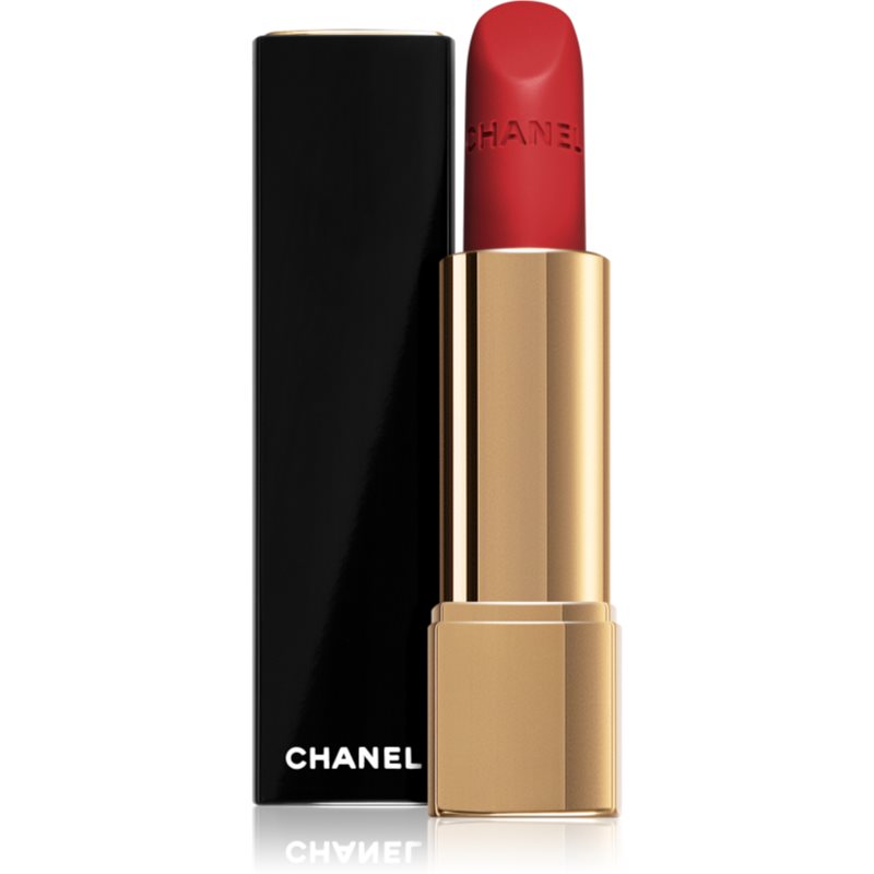 Chanel Rouge Allure Velvet Ruj De Buze Catifelant Cu Efect Matifiant Culoare 56 Rouge Charnel 3,5 G