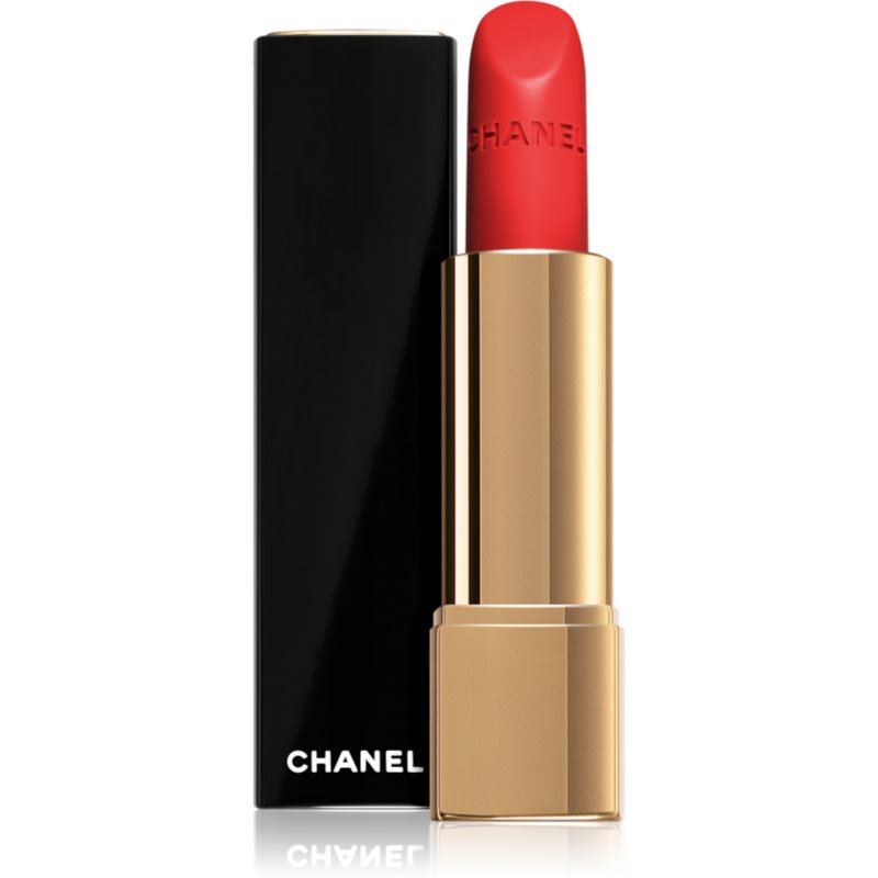 Chanel Rouge Allure Velvet Ruj De Buze Catifelant Cu Efect Matifiant Culoare 57 Rouge Feu 3,5 G