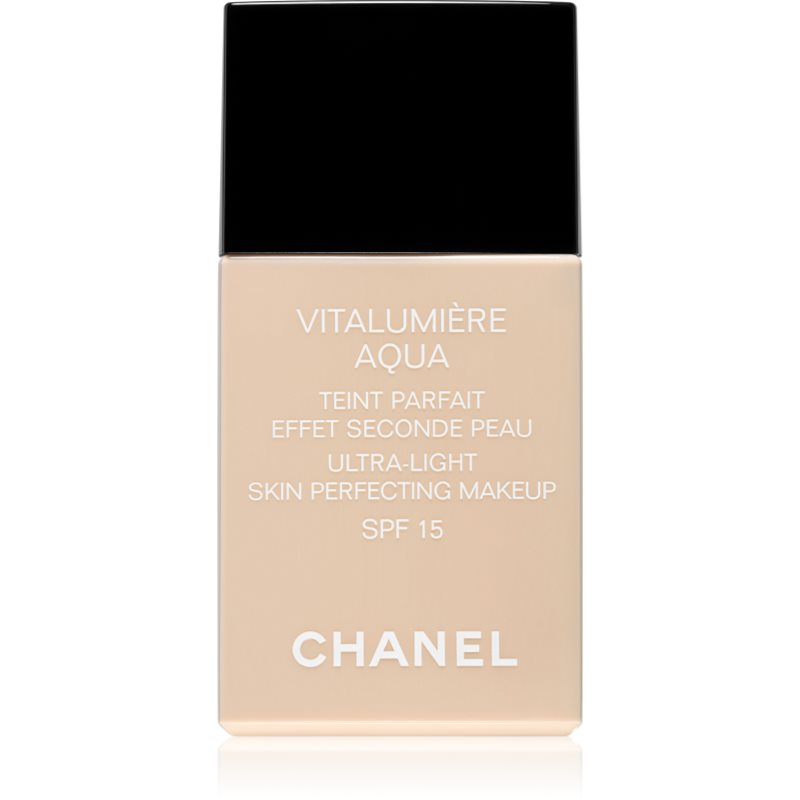 Chanel Vitalumière Aqua ultra ľahký make-up pre žiarivý vzhľad pleti odtieň 70 Beige  30 ml