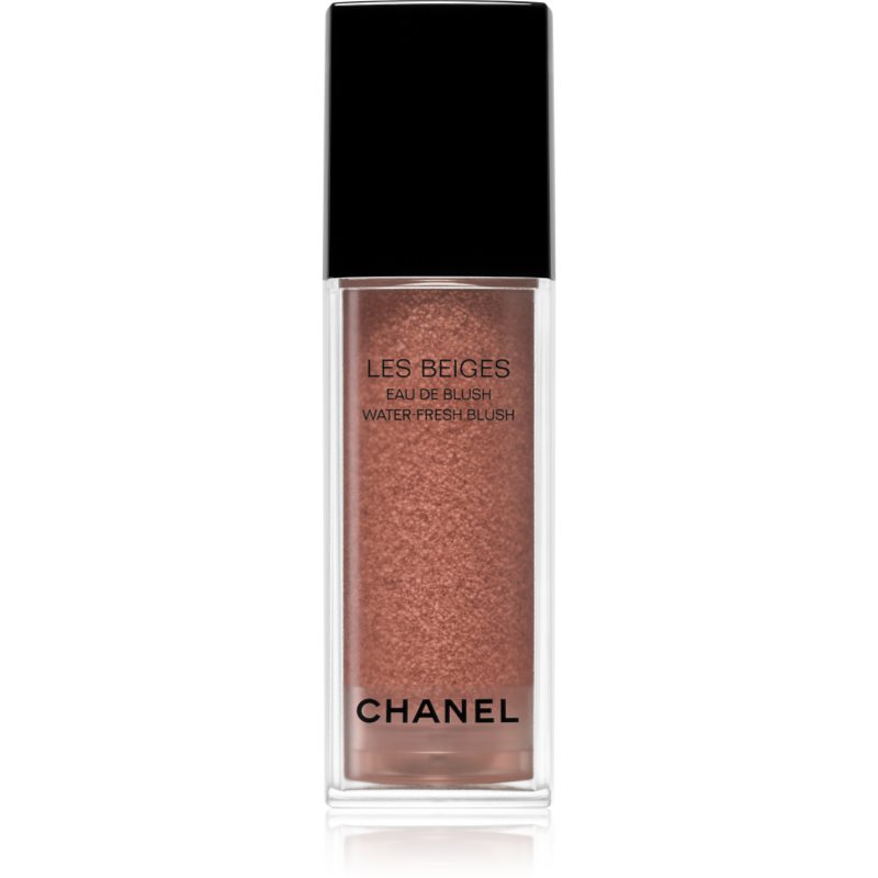 Chanel Les Beiges Water-Fresh Blush fard de obraz lichid cu pompa culoare Warm Pink 15 ml