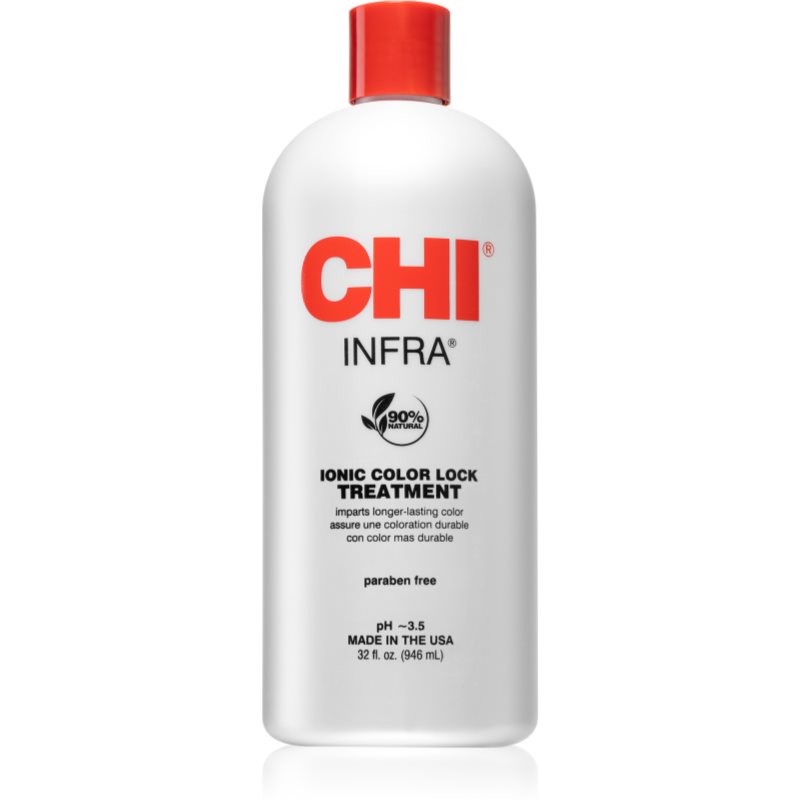 CHI Infra Ionic Color Lock tratament pentru regenerare pentru păr vopsit 946 ml
