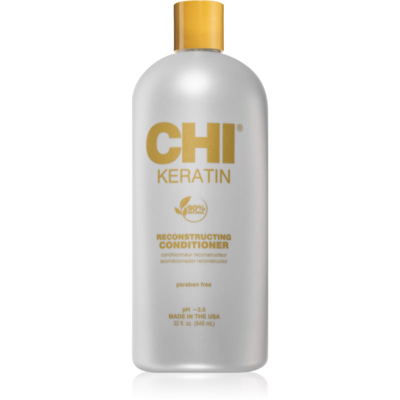 CHI Keratin conditioner cu keratina pentru par uscat si indisciplinat 946 ml