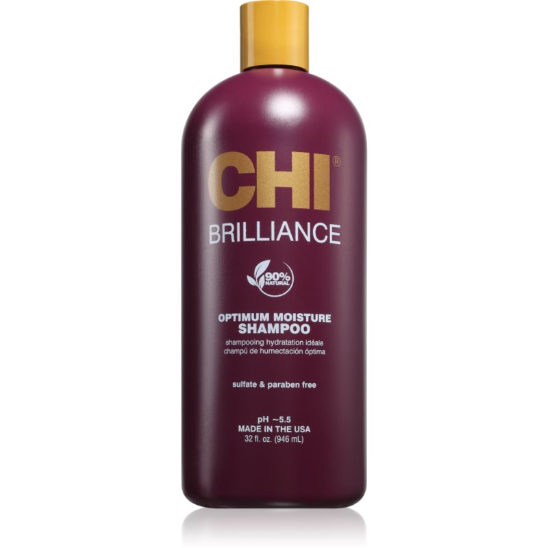 CHI Brilliance Optimum Moisture Shampoo sampon hidratant pentru un par stralucitor si catifelat 946 ml