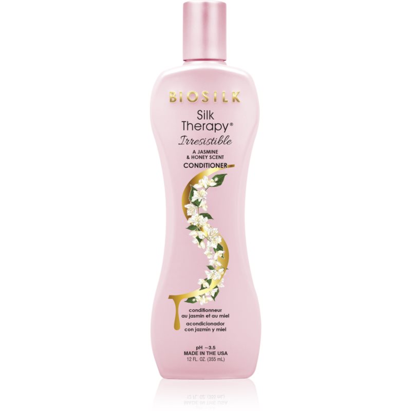 Biosilk Silk Therapy Irresistible Conditioner balsam pentru regenerare pentru un par stralucitor si catifelat 355 ml