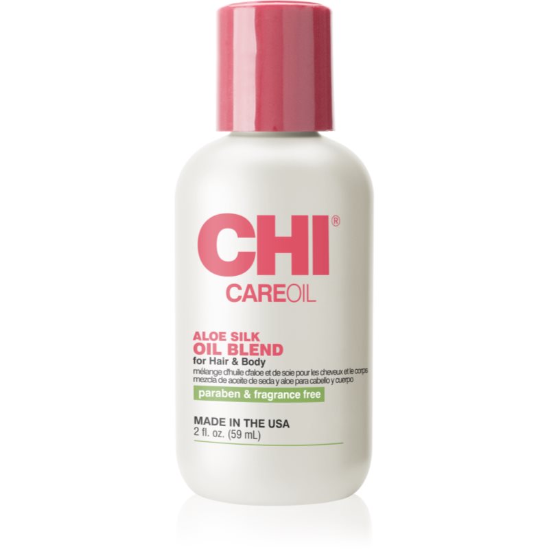 CHI Care Oil Aloe Silk Oil Blend ulei hidratant de par si de corp 59 ml