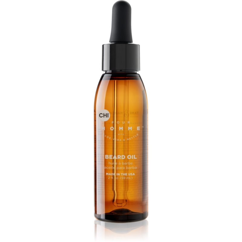 CHI Pour Homme Beard Oil ulei pentru barba cu miros de lemn 59 ml