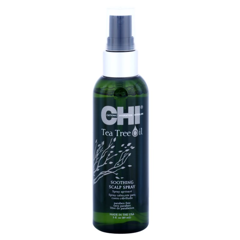 CHI Tea Tree Oil Soothing Scalp Spray spray-calmant împotriva iritație și mâncărime scalpului 89 ml