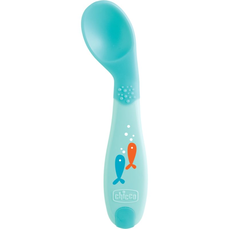 Chicco Take Eat Easy linguriță 8m+ Blue 1 buc