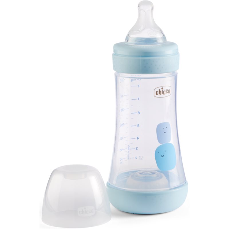 Chicco Perfect 5 Boy biberon pentru sugari 2m+ 240 ml