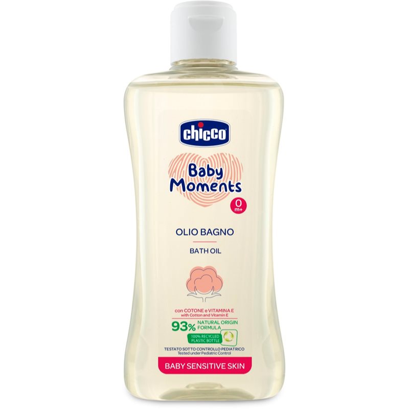 Chicco Baby Moments Sensitive ulei pentru baie 200 ml