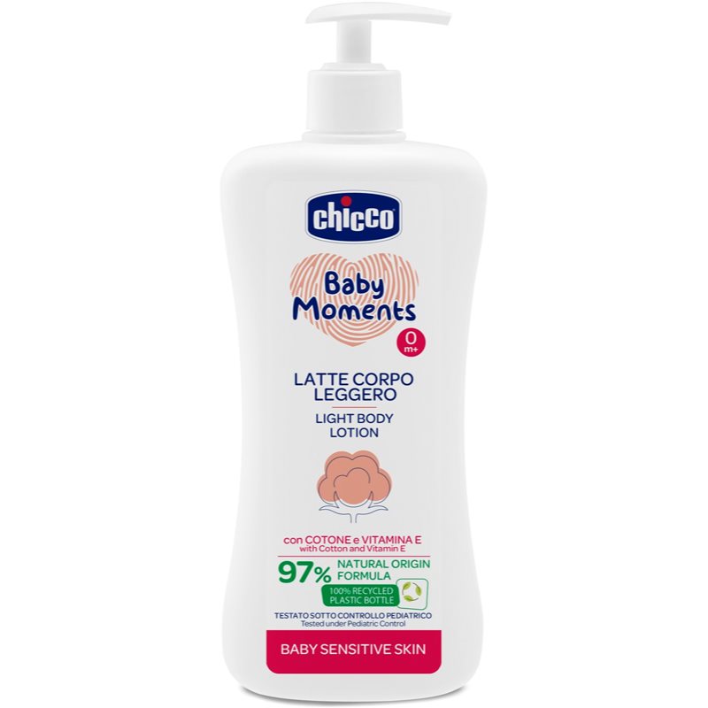 Chicco Baby Moments Sensitive Lotiune de corp delicata 500 ml