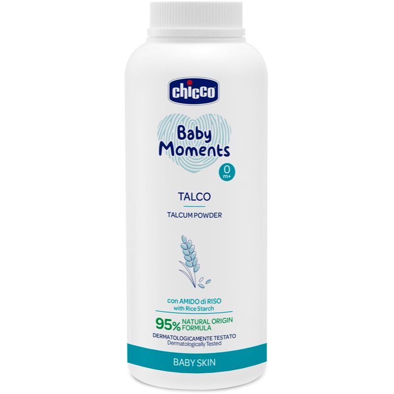 Chicco Baby Moments pudra de talc pentru copii 150 g