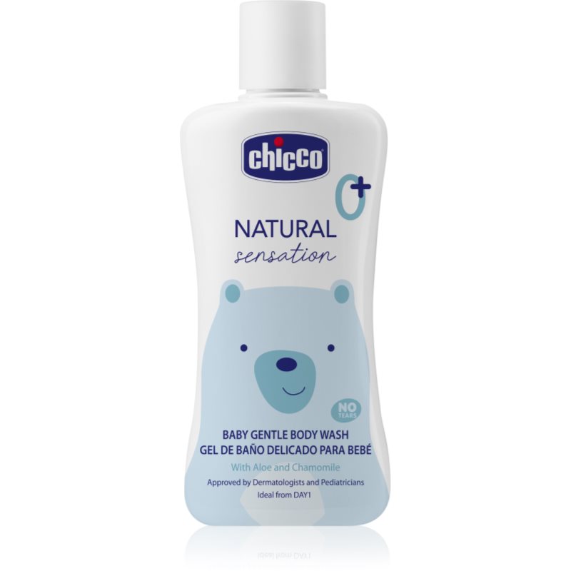 Chicco Natural Sensation Baby Gel de curatare delicat pentru nou-nascuti si copii