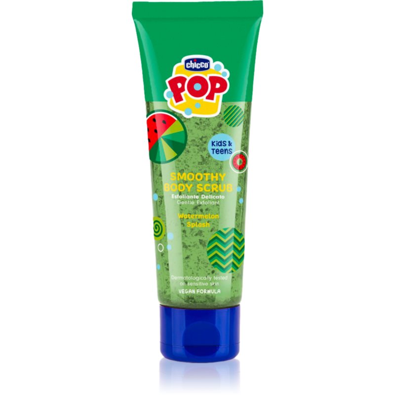 Chicco POP Smooth Body Scrub exfoliant pentru corp pentru copii Watermelon Splash 150 ml